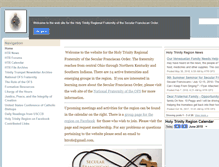 Tablet Screenshot of holytrinityregionofs.org
